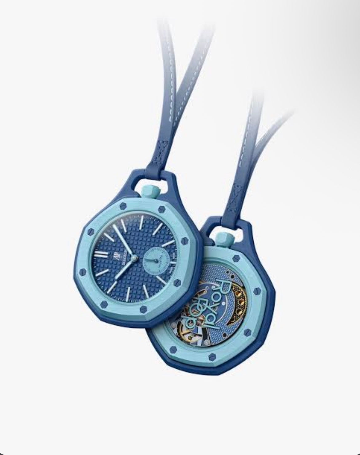 Swatch x AP Royal Pop "Ice Blue & Navy"