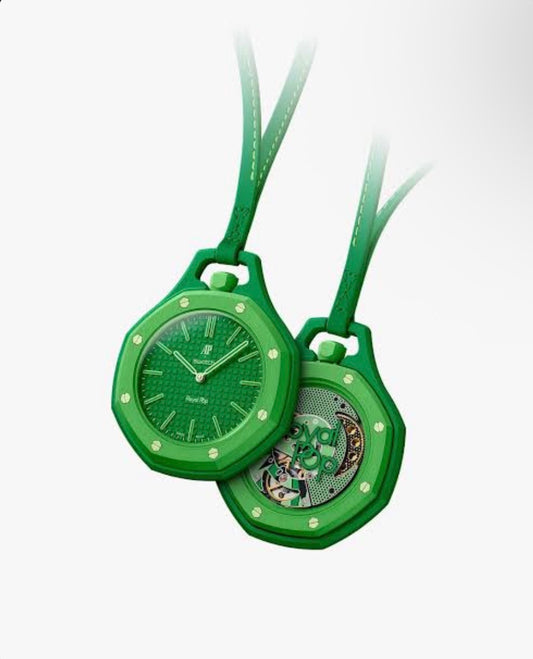 Swatch x AP Royal Pop "Emerald & Lime Green"