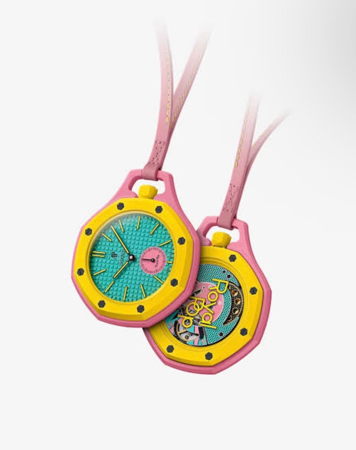 Swatch x AP Royal Pop "Turquoise, Yellow & Pink"